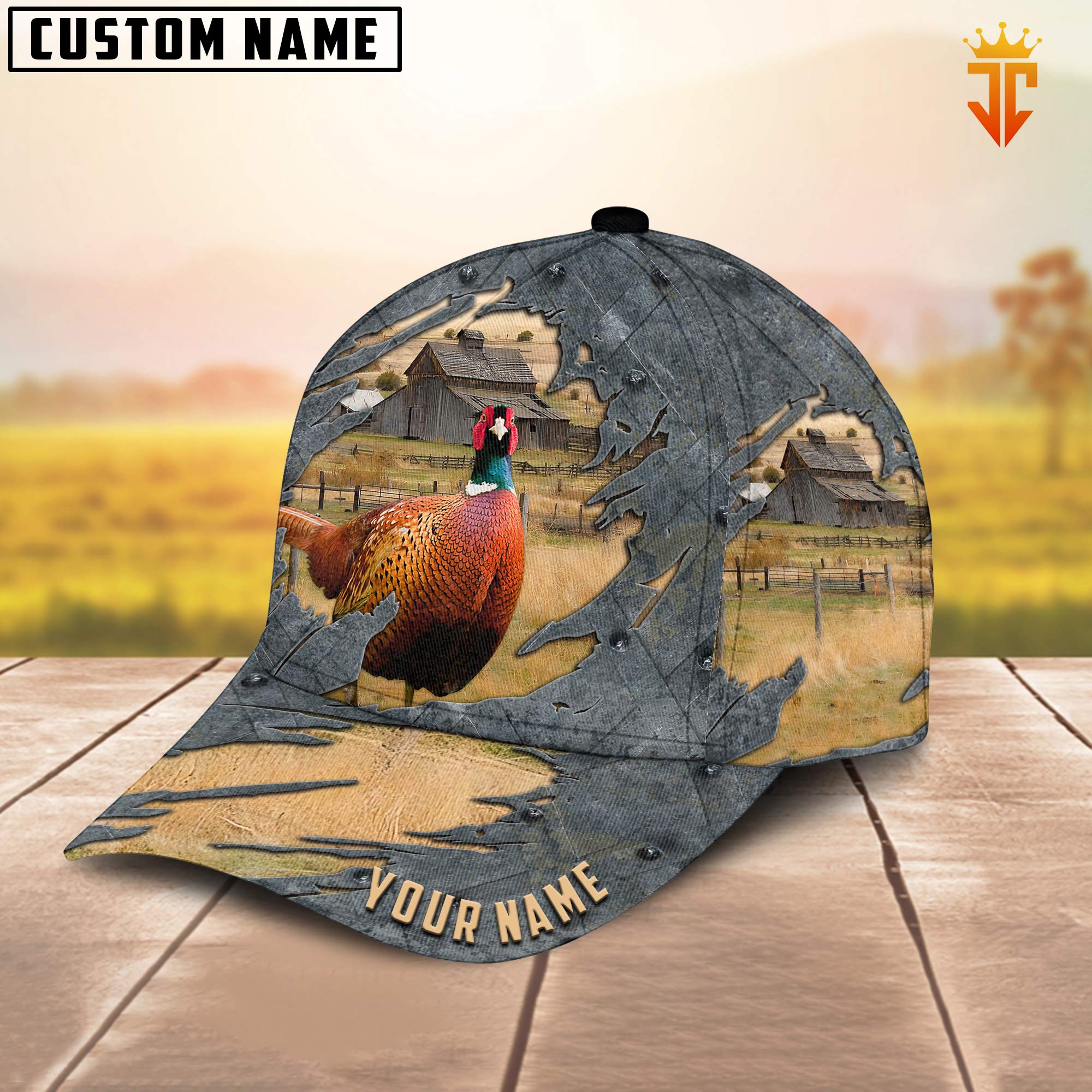 Pheasant Customized Name Cap