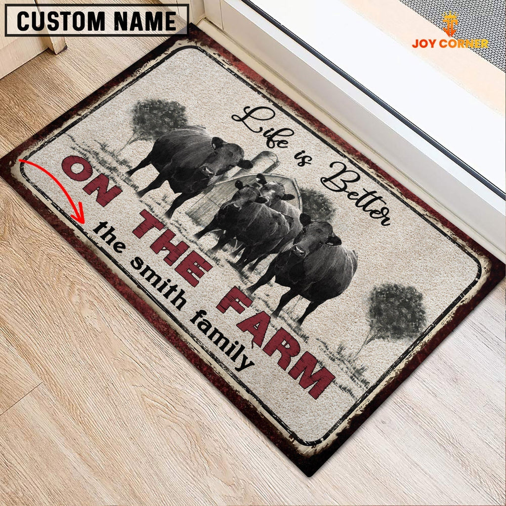 Dexter Life is Better Custom Name Doormat