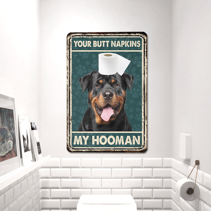 Rottweiler All Printed 3D Metal Sign