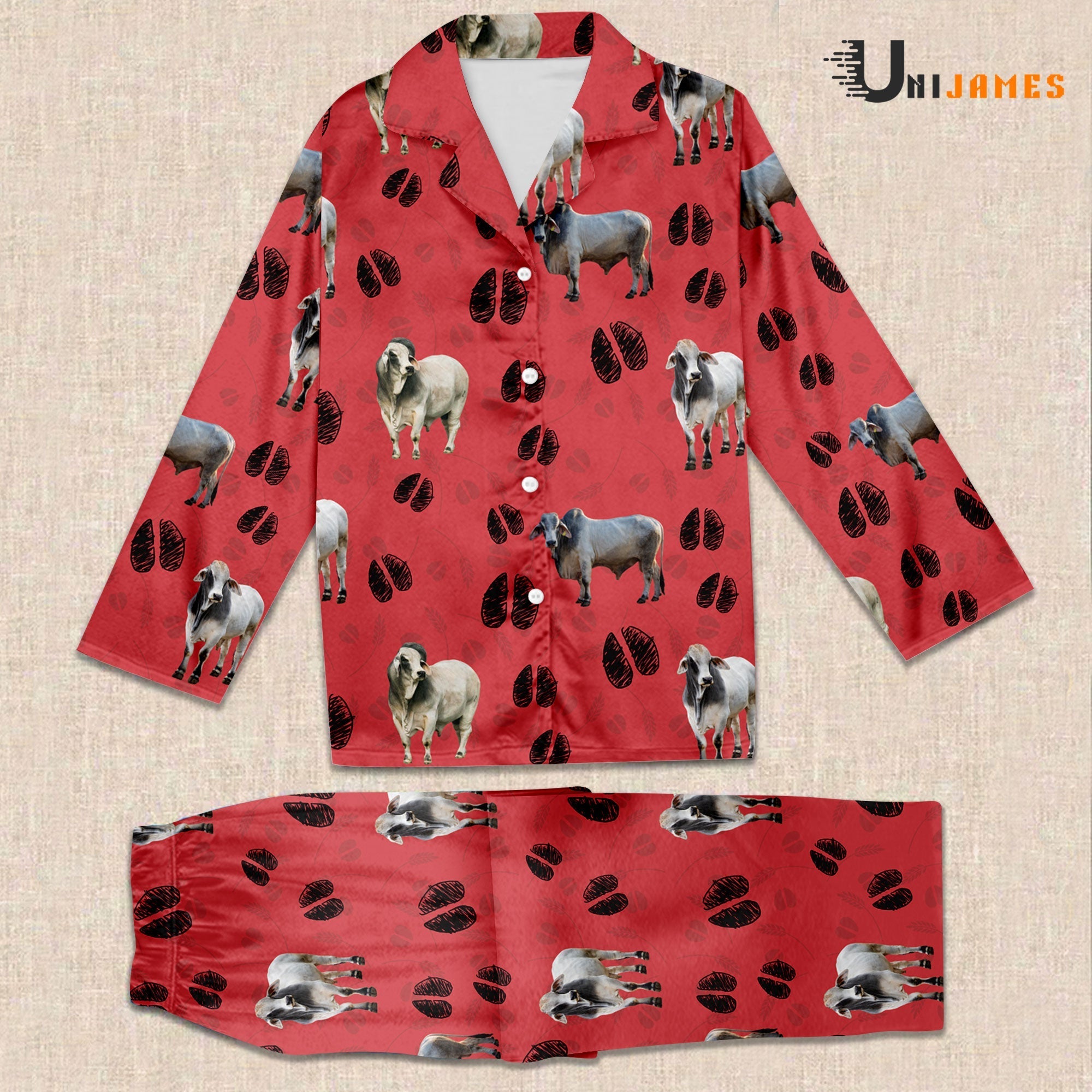 Brahman Farming 3D Pajamas