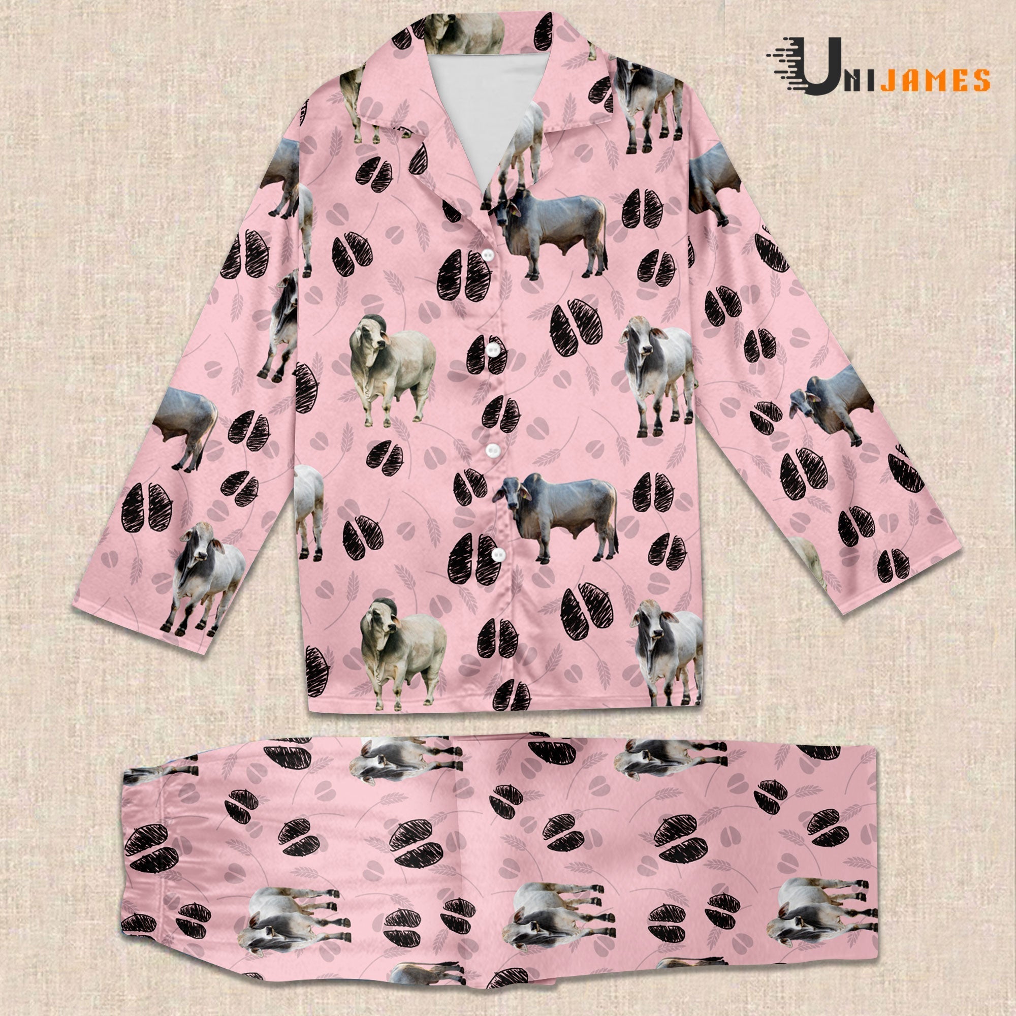 Brahman Farming 3D Pajamas