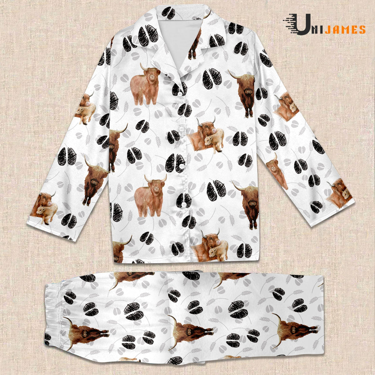 Highland Farming 3D Pajamas