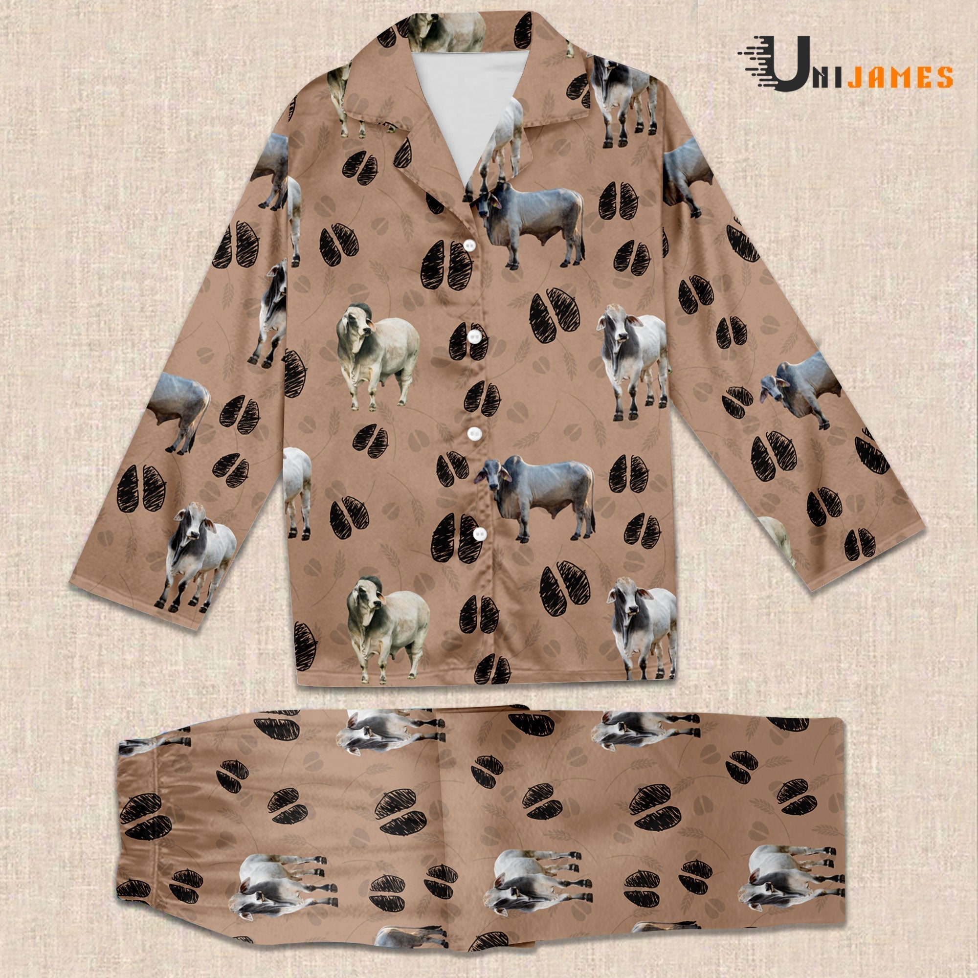 Brahman Farming 3D Pajamas