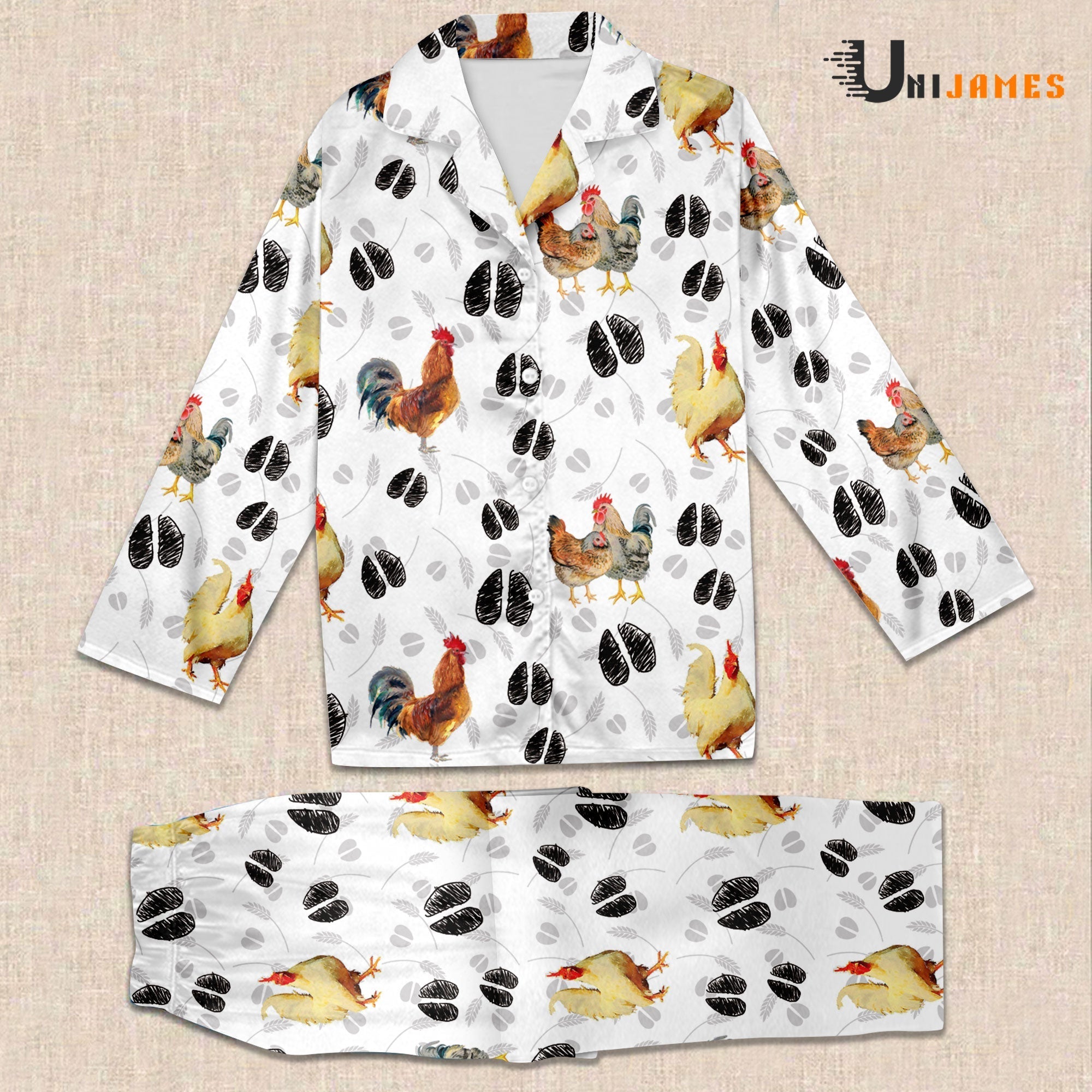 Chicken Farming 3D Pajamas