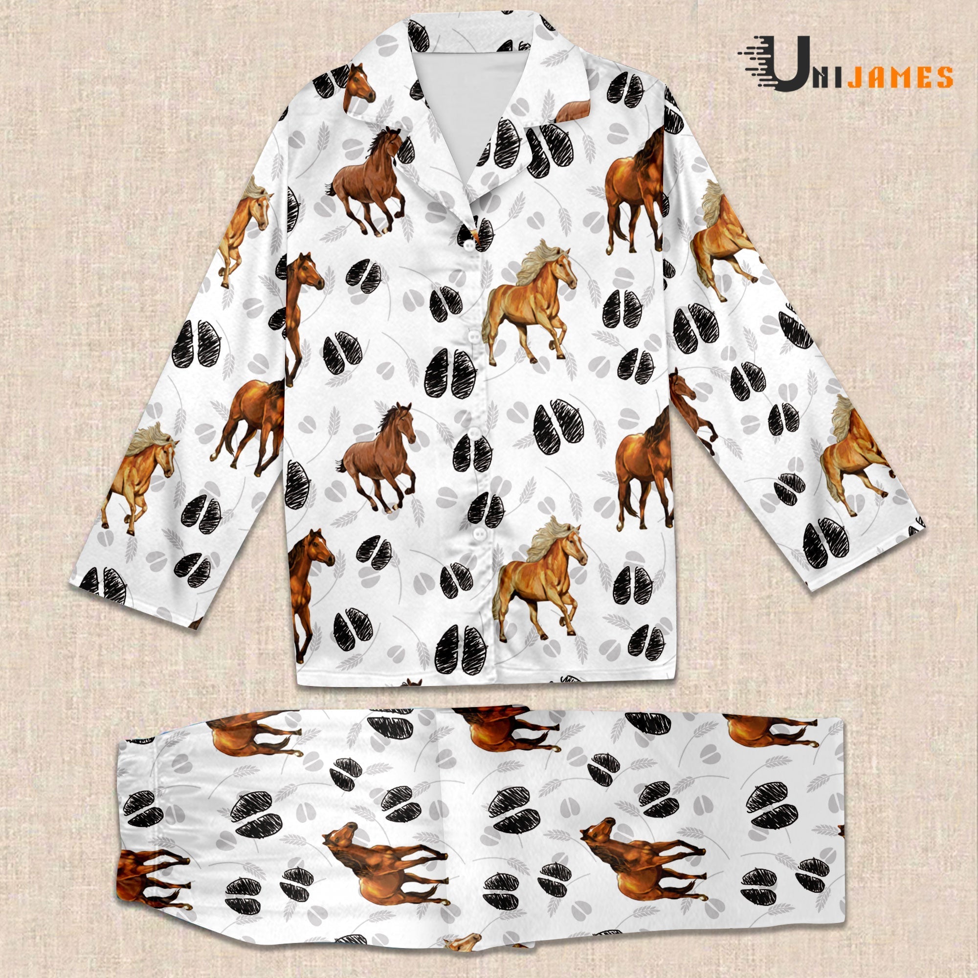 Horse Farming 3D Pajamas