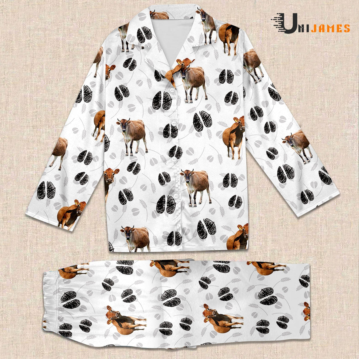 Jersey Farming 3D Pajamas