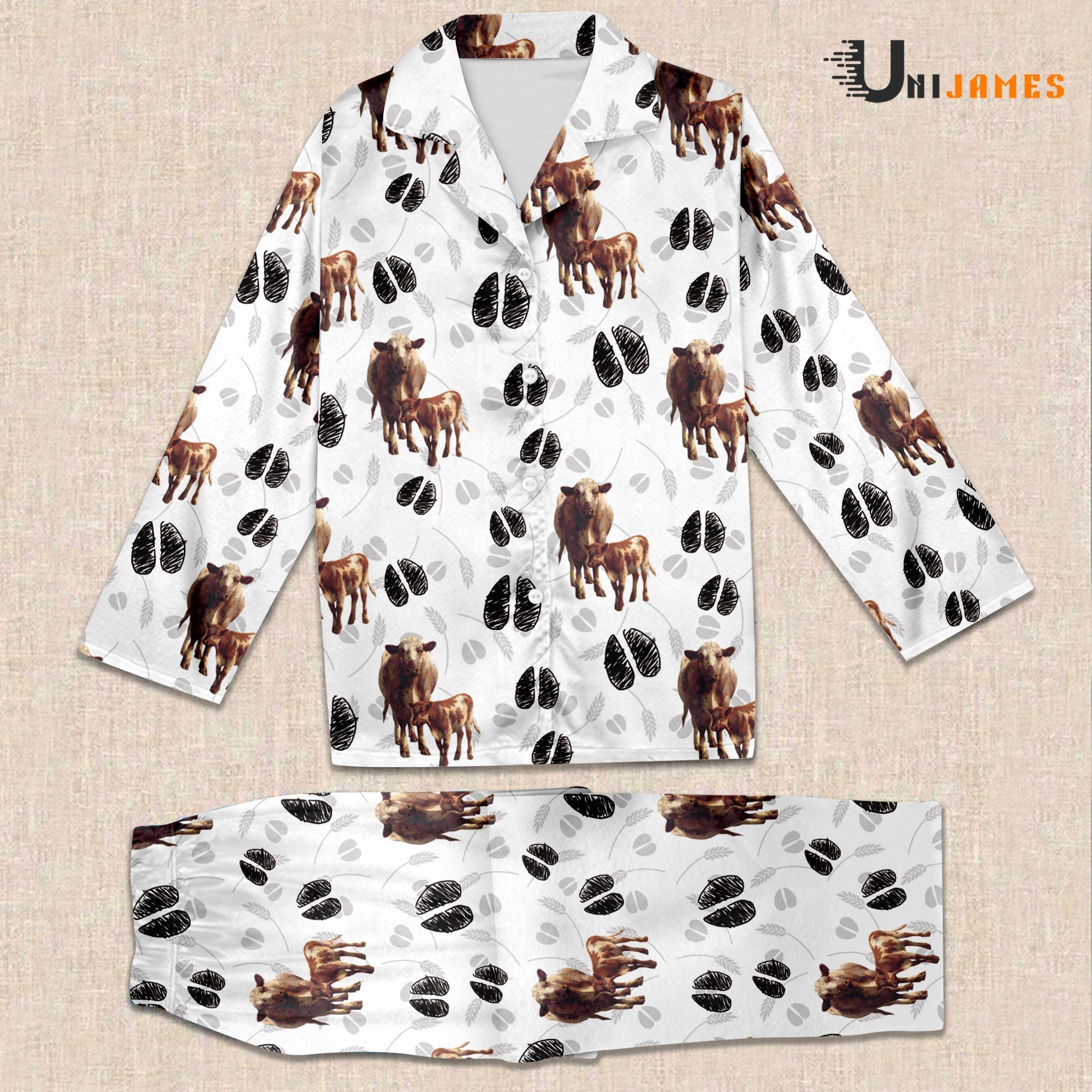 Shorthorn Farming 3D Pajamas