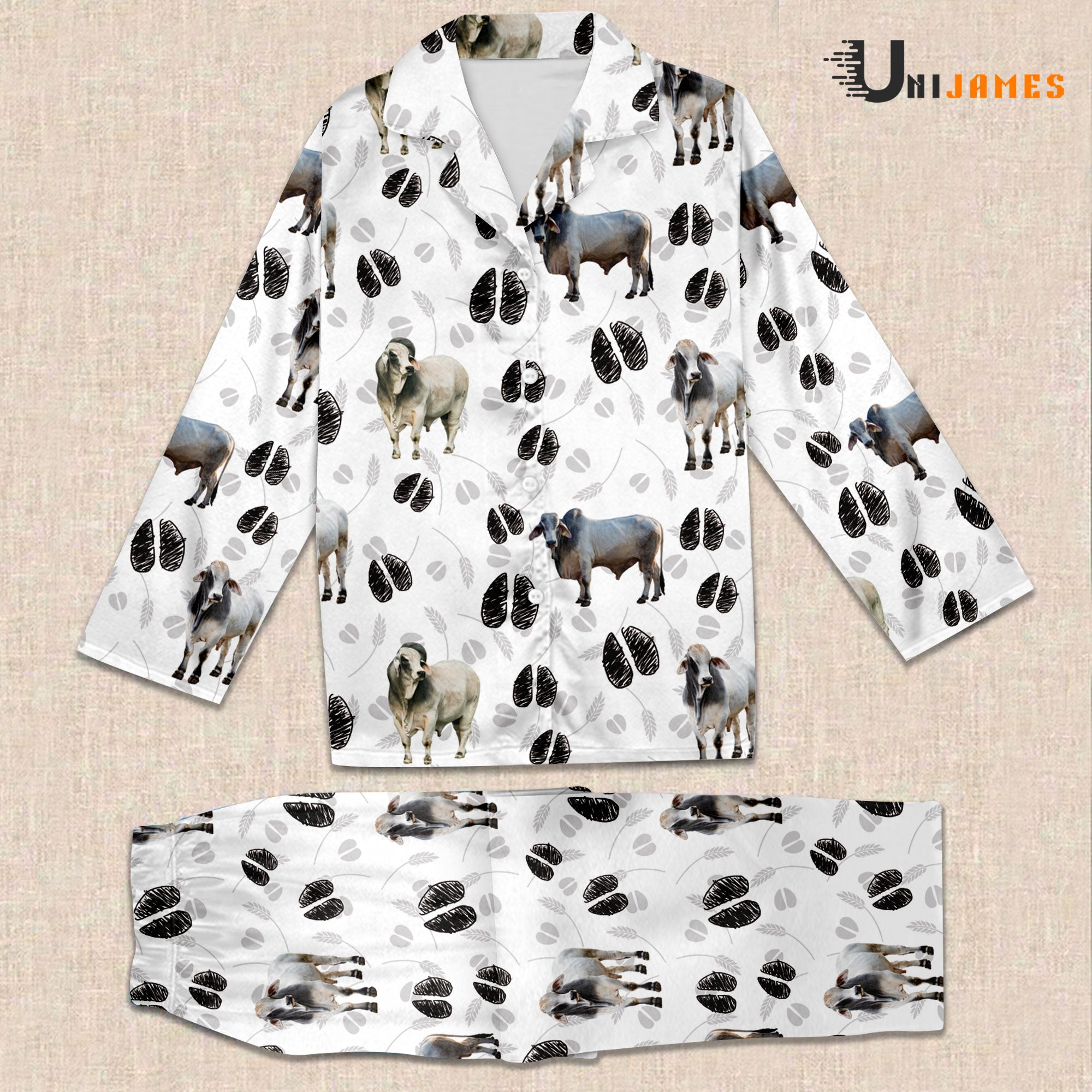 Brahman Farming 3D Pajamas