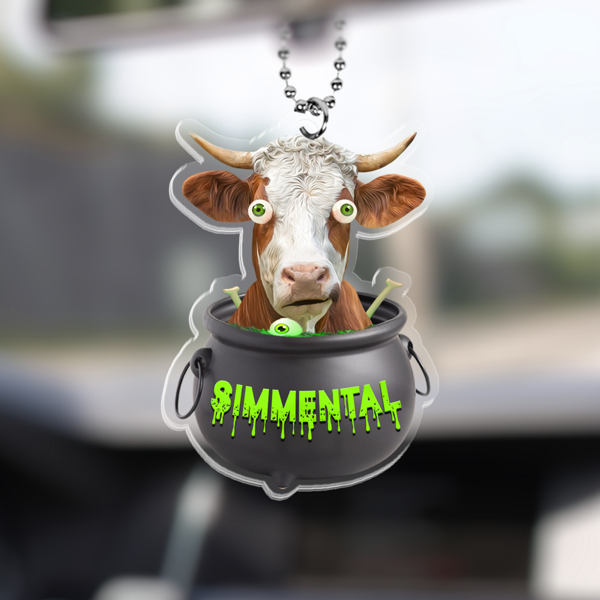 Simmental Halloween Car Hanging Ornament