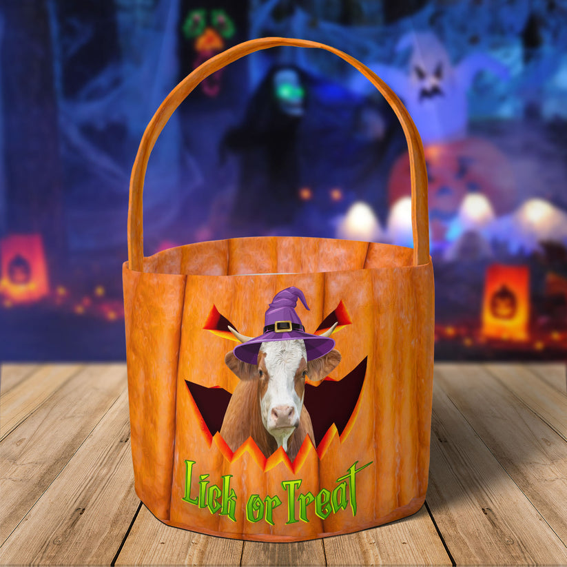 Simmental Lick Or Treat Halloween Basket
