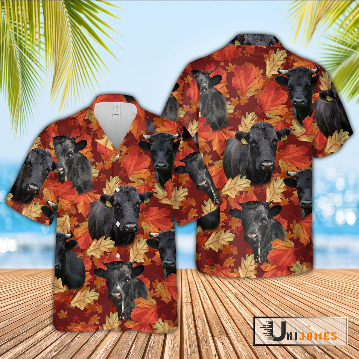 Dexter Autumn Farm 3D Hawaiian Shirt