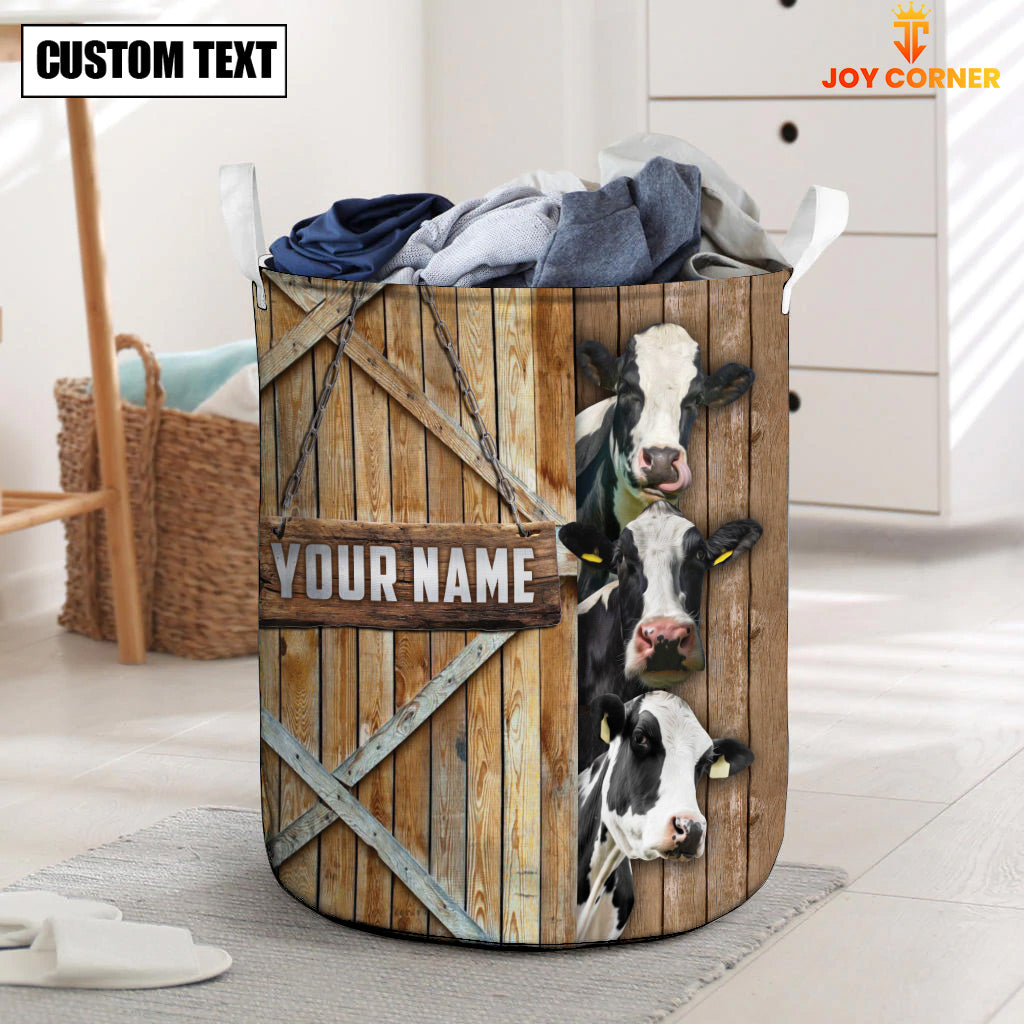 Holstein Barn Custom Name Laundry Basket