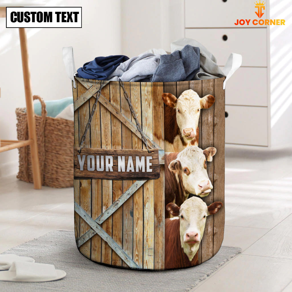 Hereford Barn Custom Name Laundry Basket
