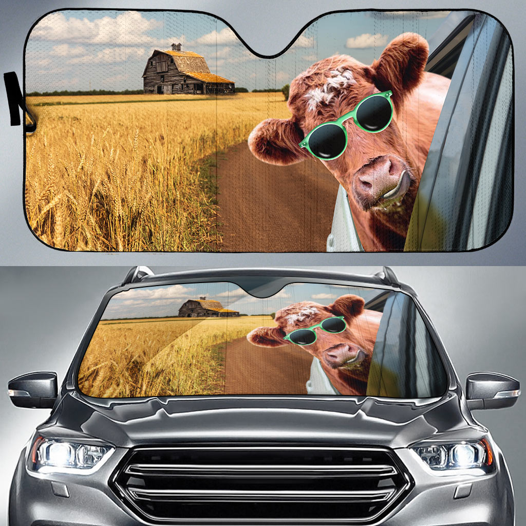 Shorthorn Happiness 3D Sun Shade