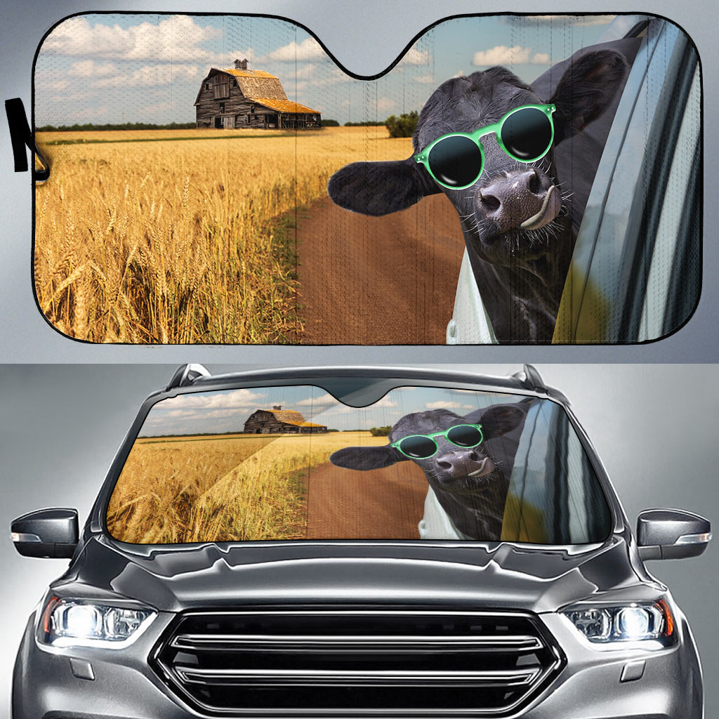 Brangus Happiness 3D Sun Shade
