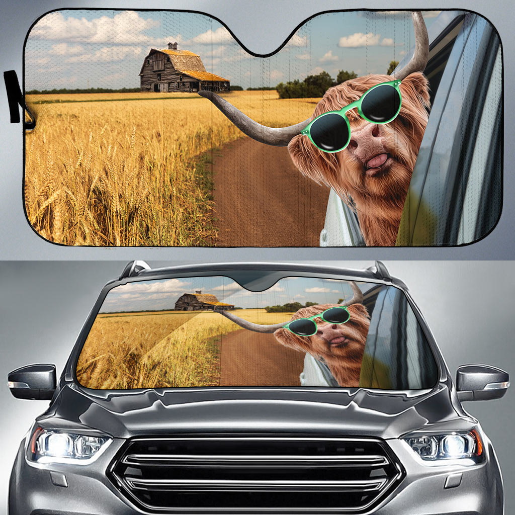 Highland Happiness 3D Sun Shade