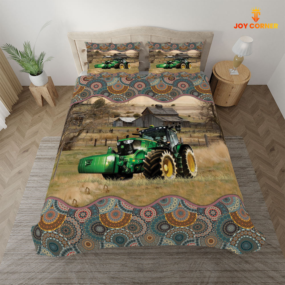 Tractor Vintage 3D Bedding Set