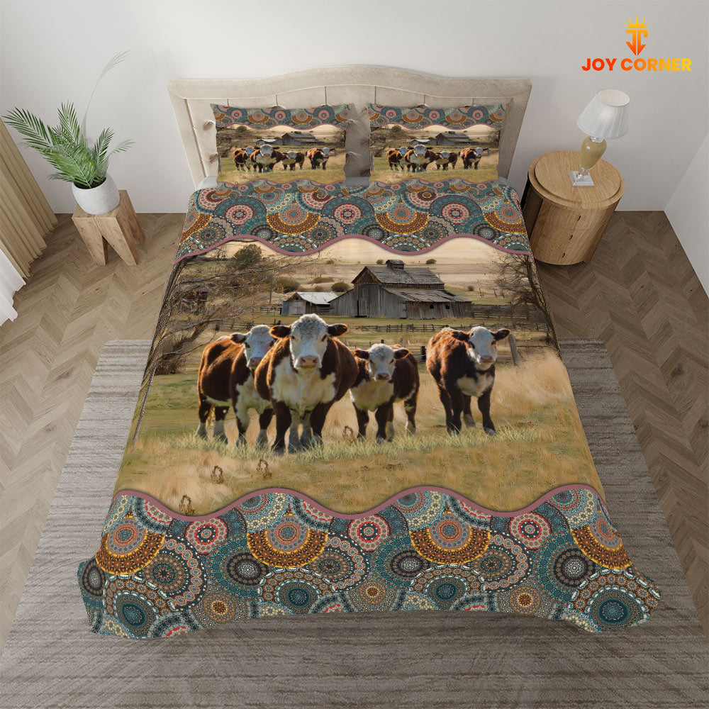 Hereford Vintage 3D Bedding Set