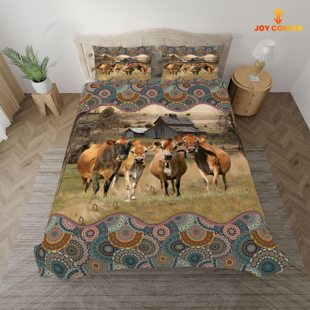 Jersey Vintage 3D Bedding Set