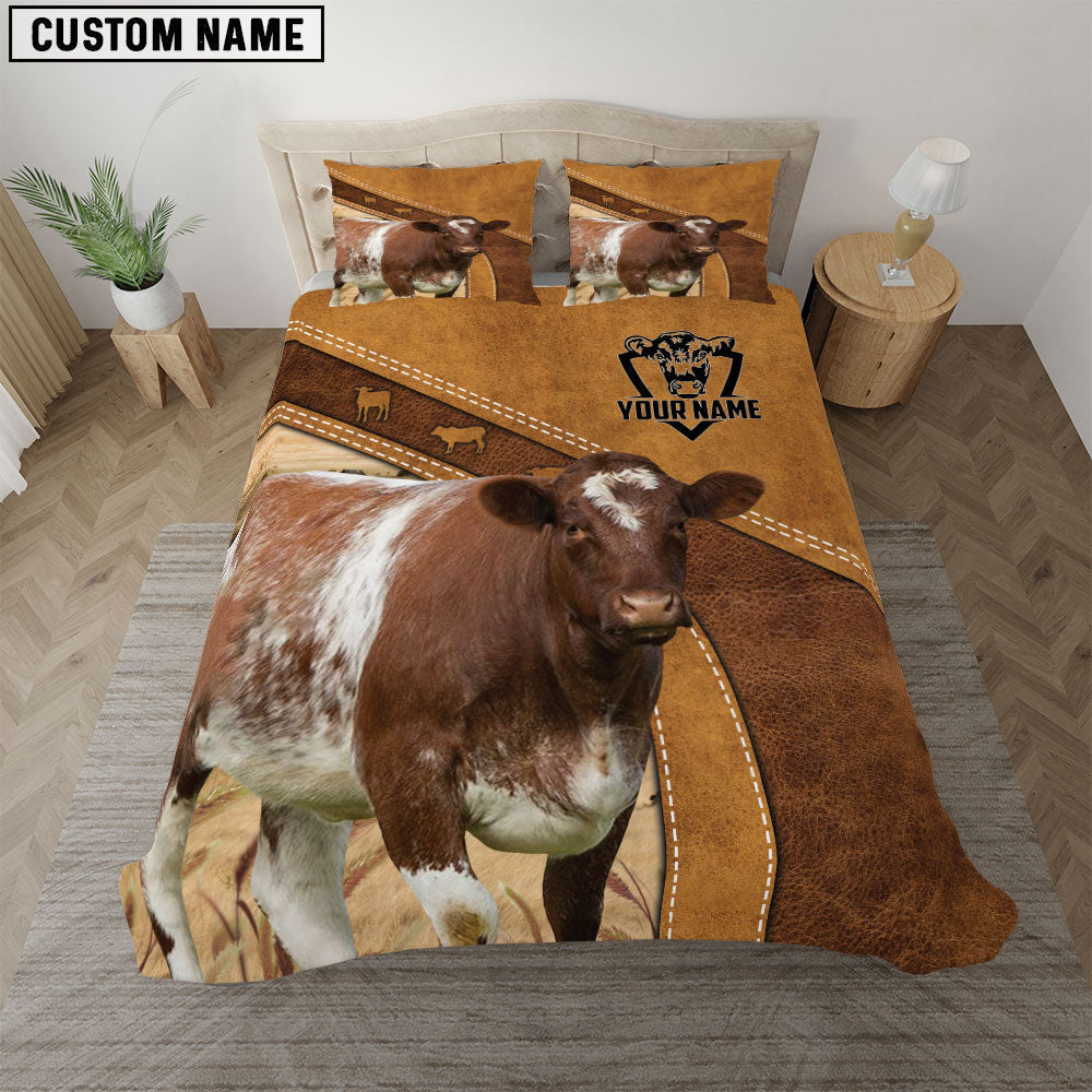Shorthorn Cattle Customized Bedding set
