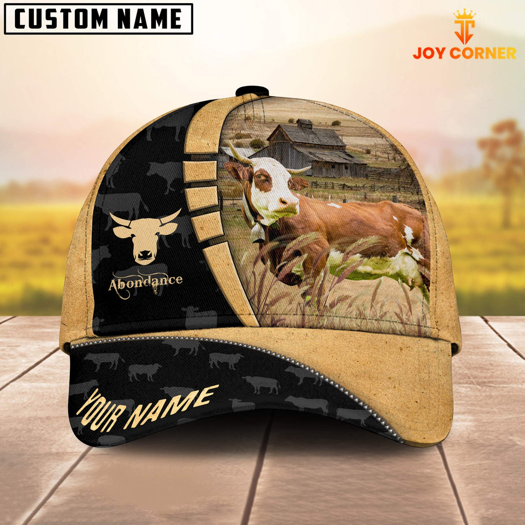 Custom Name Abondance Cattle 3D Cap