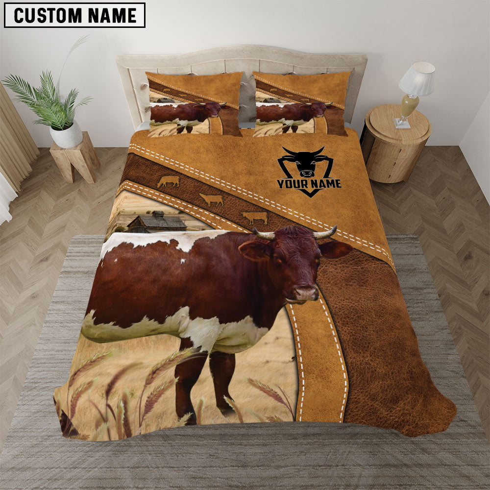 Custom Name Pinzgauer Cattle Bedding set