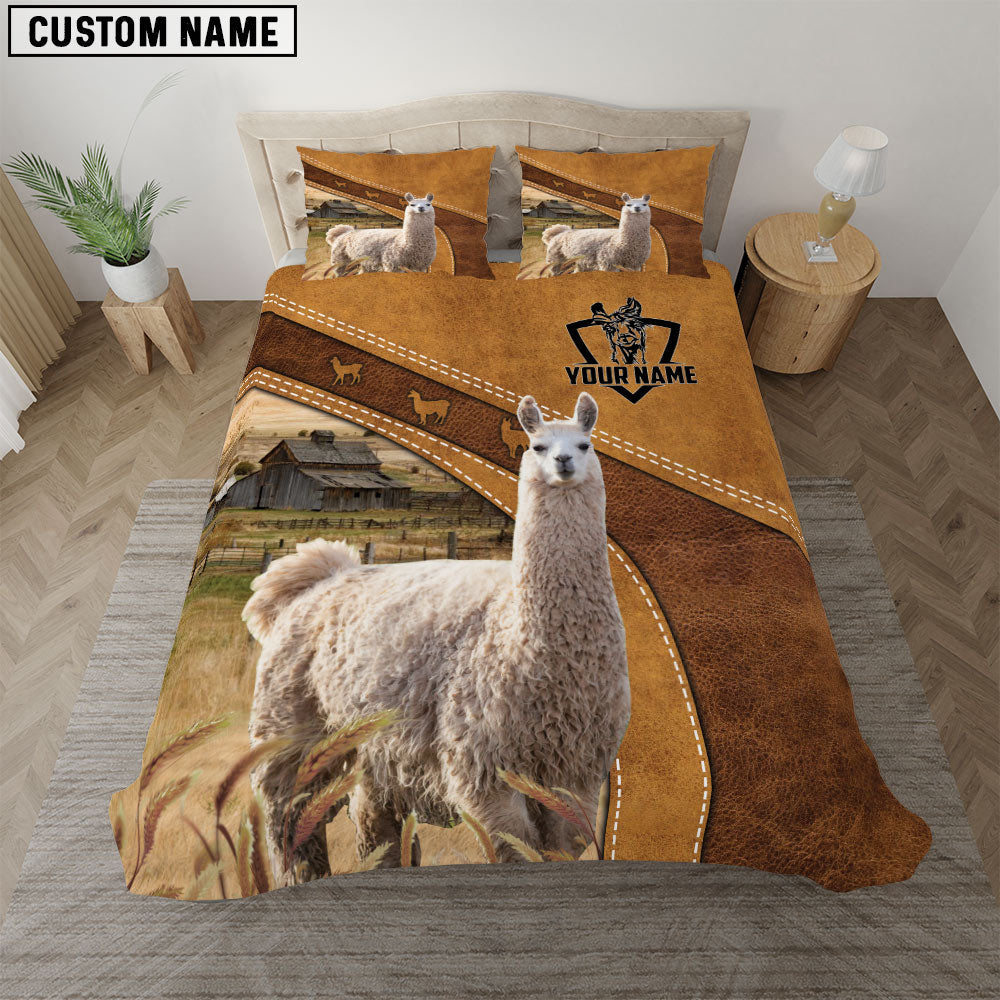 Custom Name Lhama Bedding set