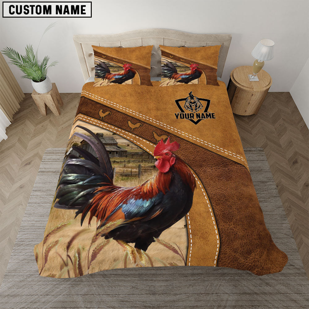Custom Name Chicken Bedding set