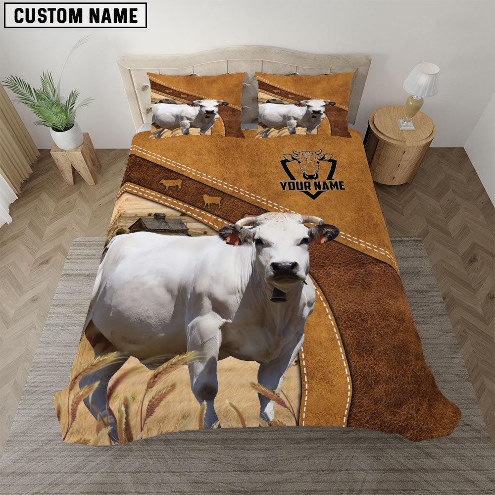 Custom Name Piedmontese Bedding set