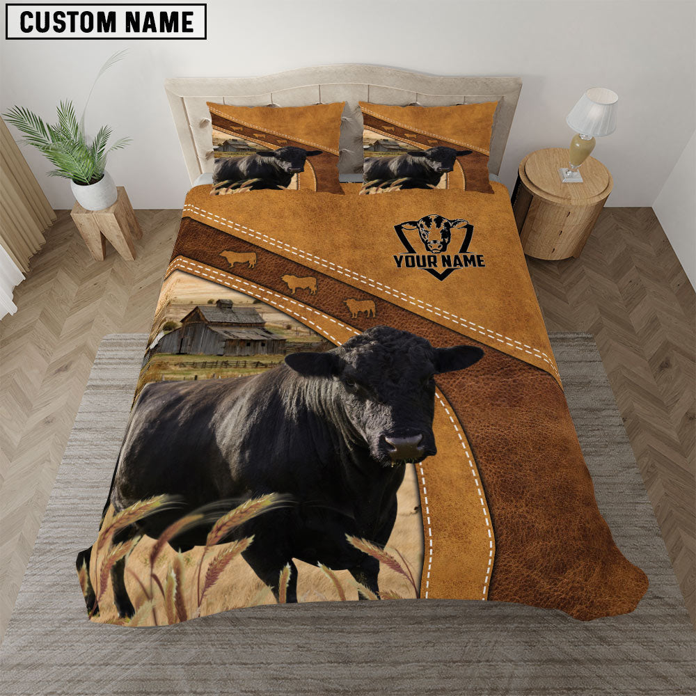 Custom Name Lowline Angus Bedding set