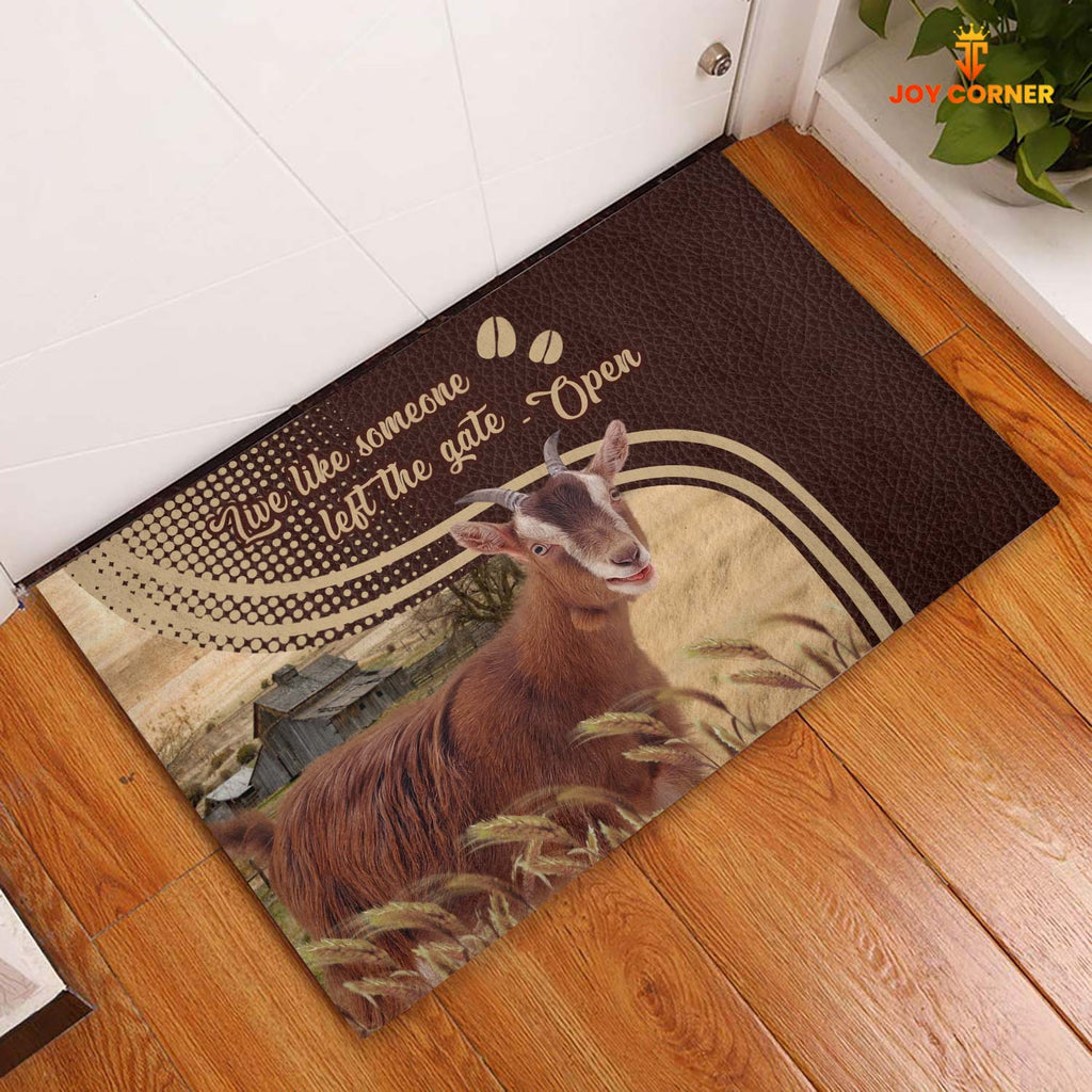 Goat Live Like Someone Left The Gate Open Doormat