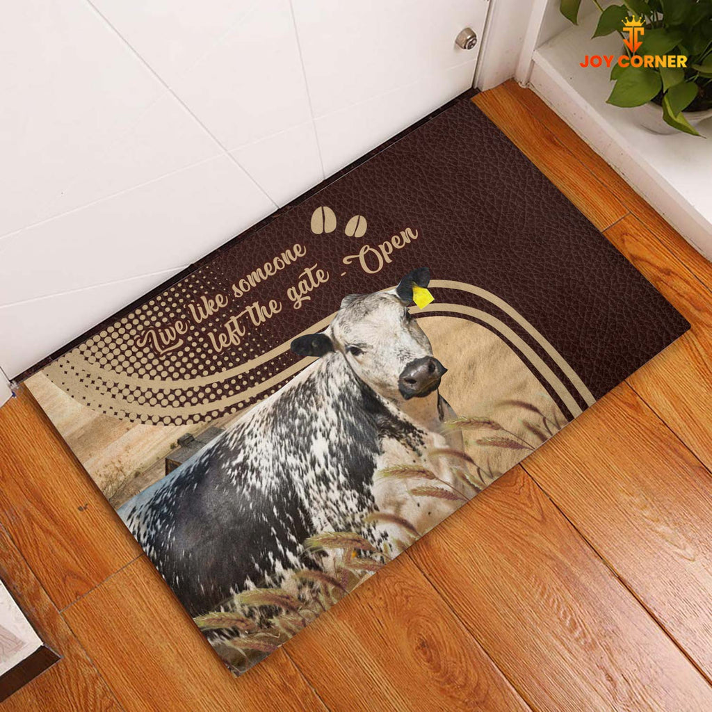 Speckle Park No Horns Live Like Someone Left The Gate Open Doormat