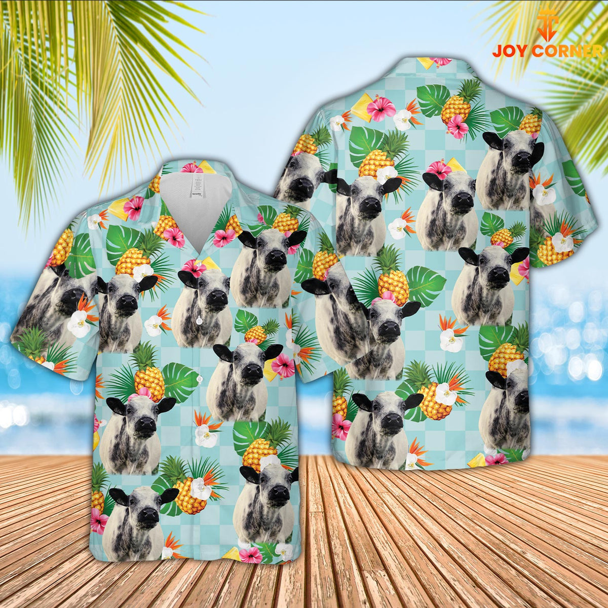 Speakle Park Flower Pattern 3D Hawaiian Shirt