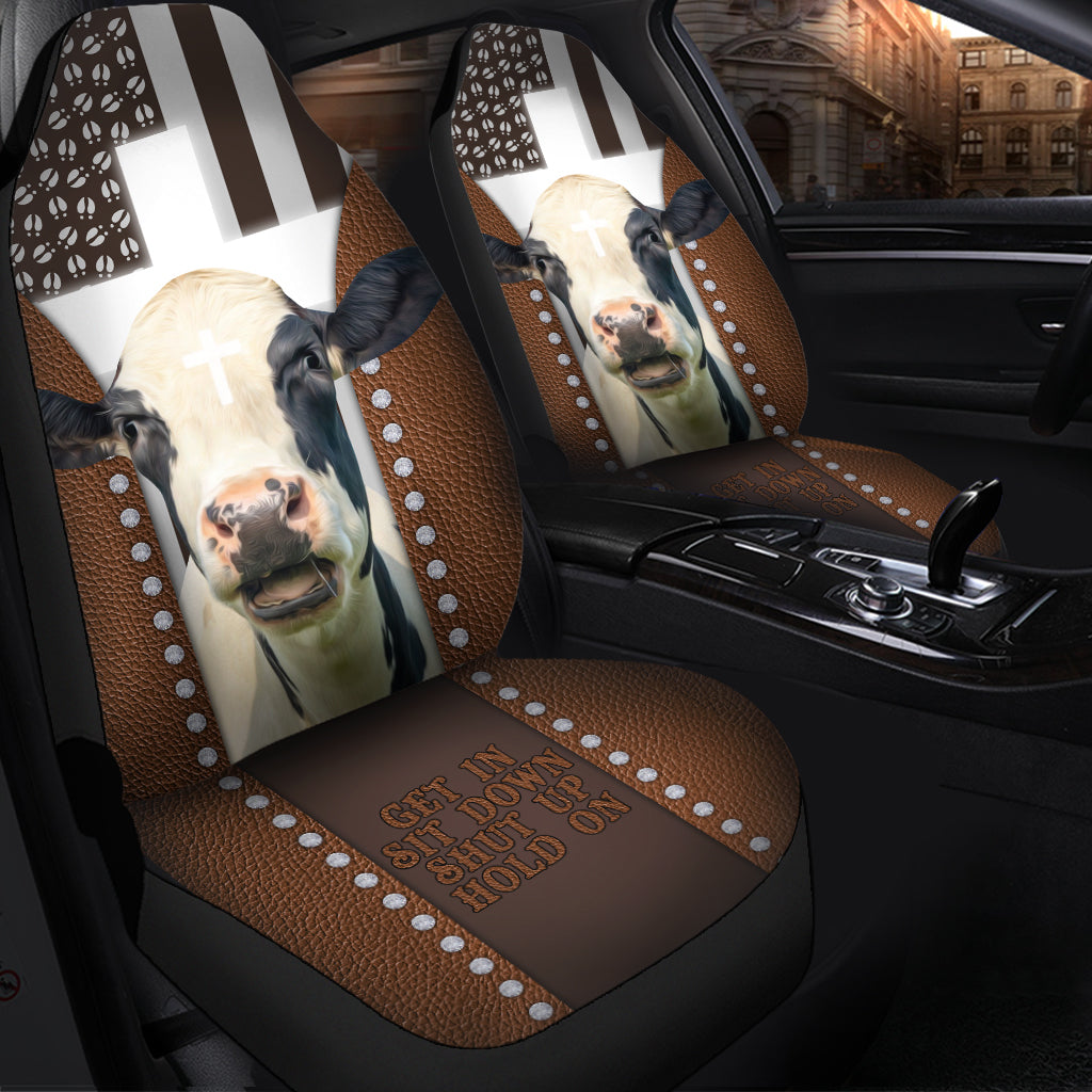 Jesus Holstein Pattern Car Seat Cover Set