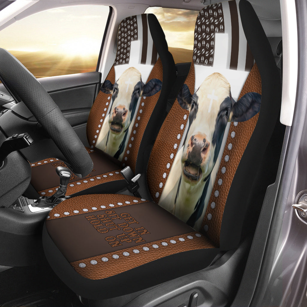 Jesus Holstein Pattern Car Seat Cover Set