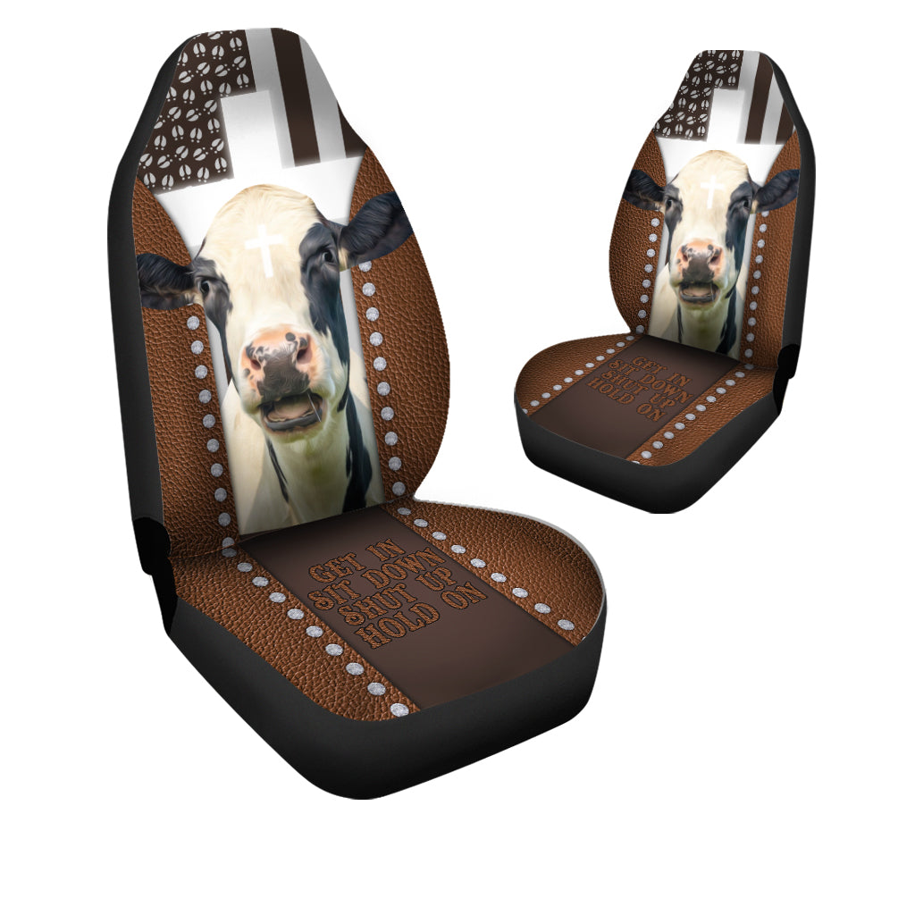 Jesus Holstein Pattern Car Seat Cover Set