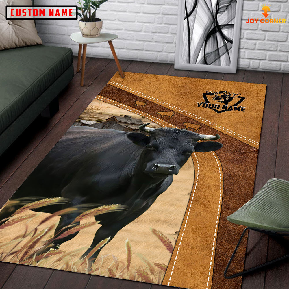 Dexter Farming Brown Personalized Name 3D Rug