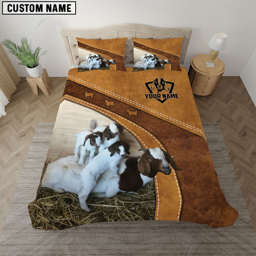 Custom Name Boer Goat For Customer Bedding set