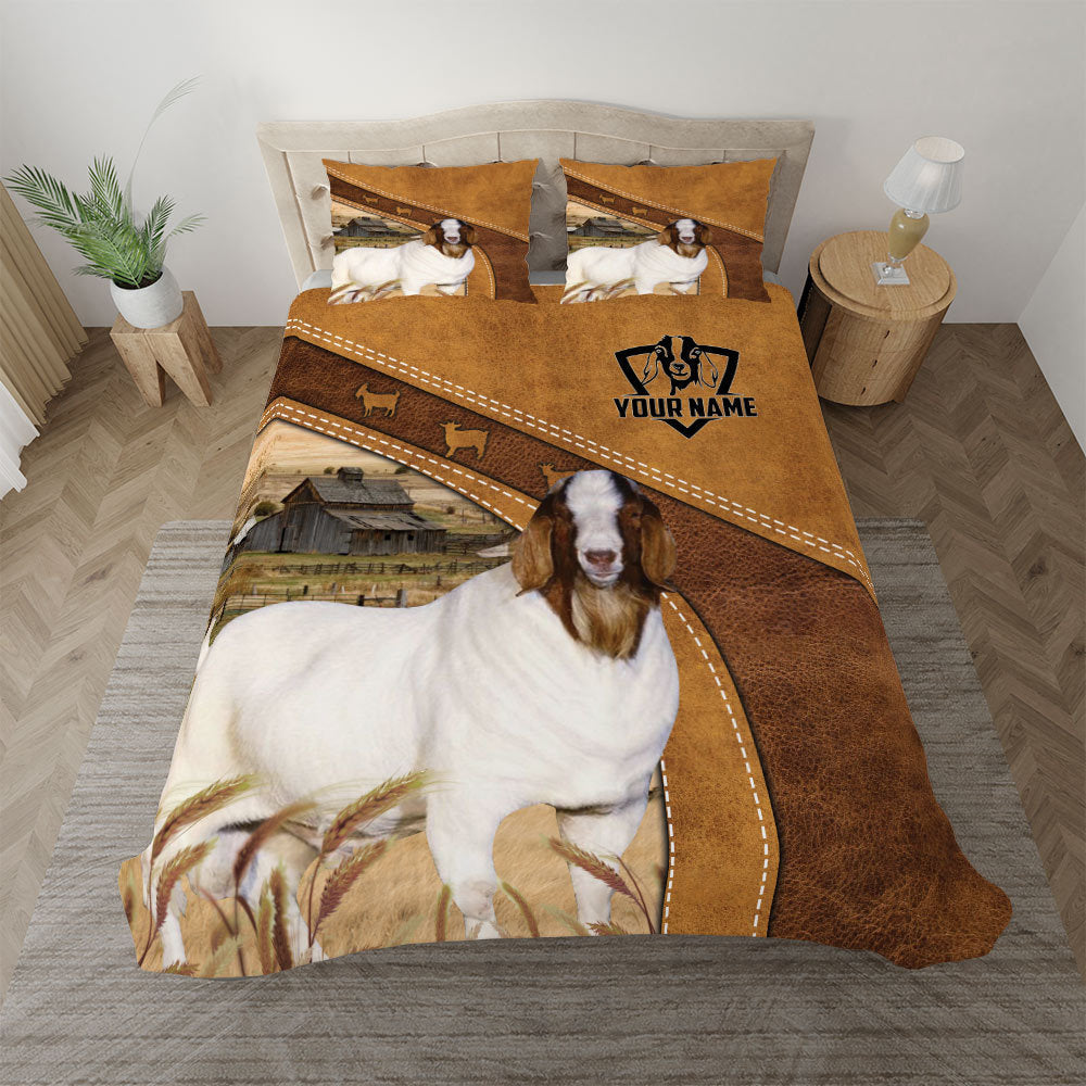 Boer Goat Customized Bedding set