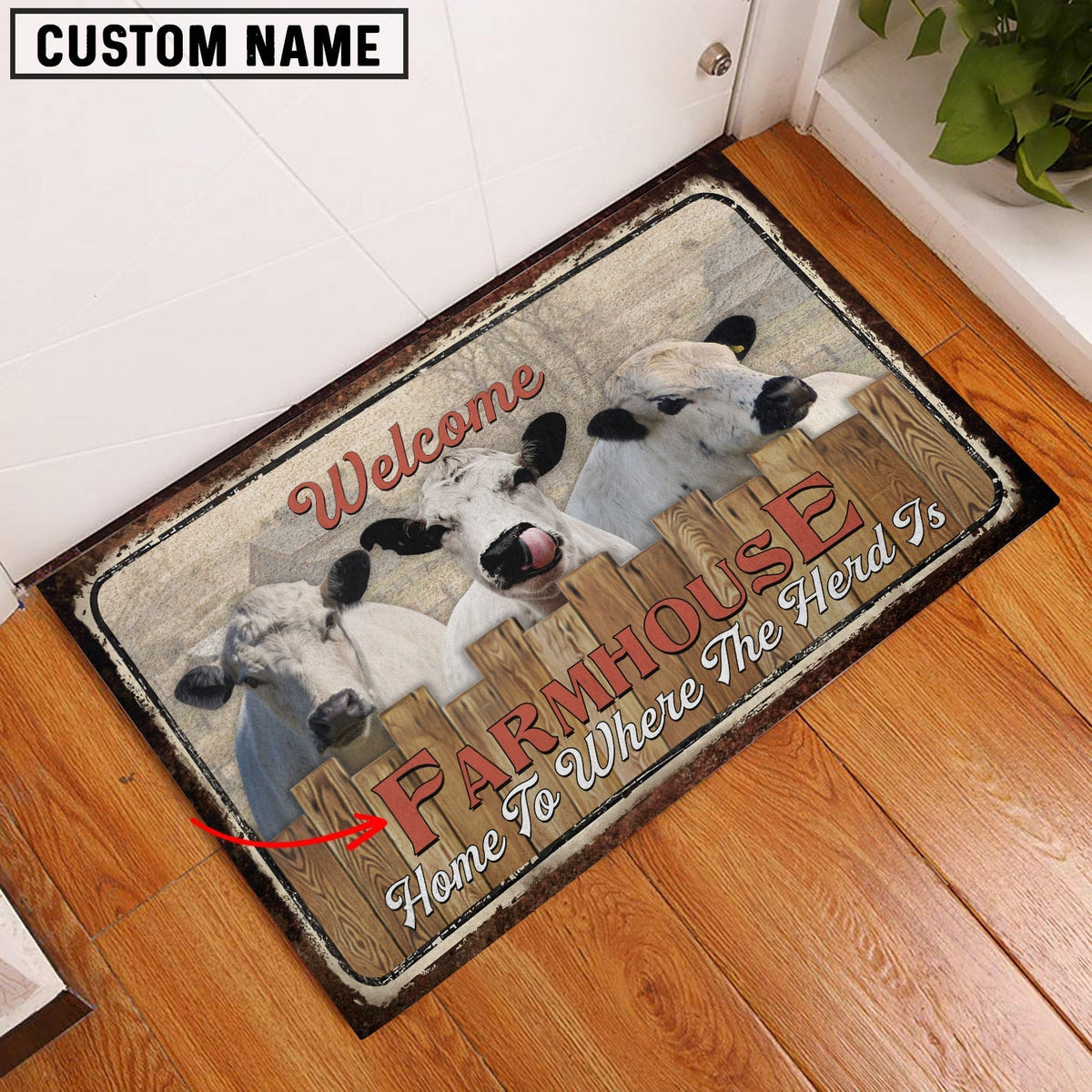 Whitepark Personalized - Welcome  Doormat