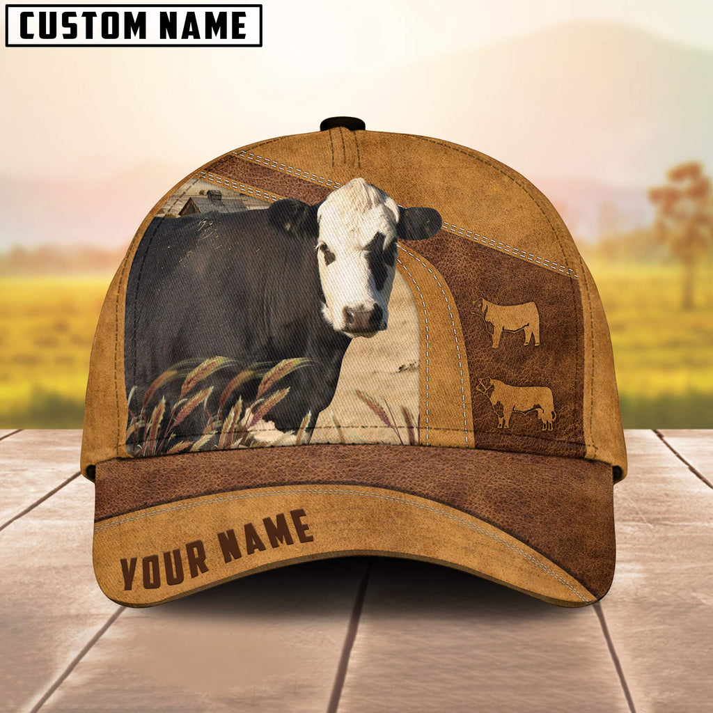 Custom Name Black Hereford Cap