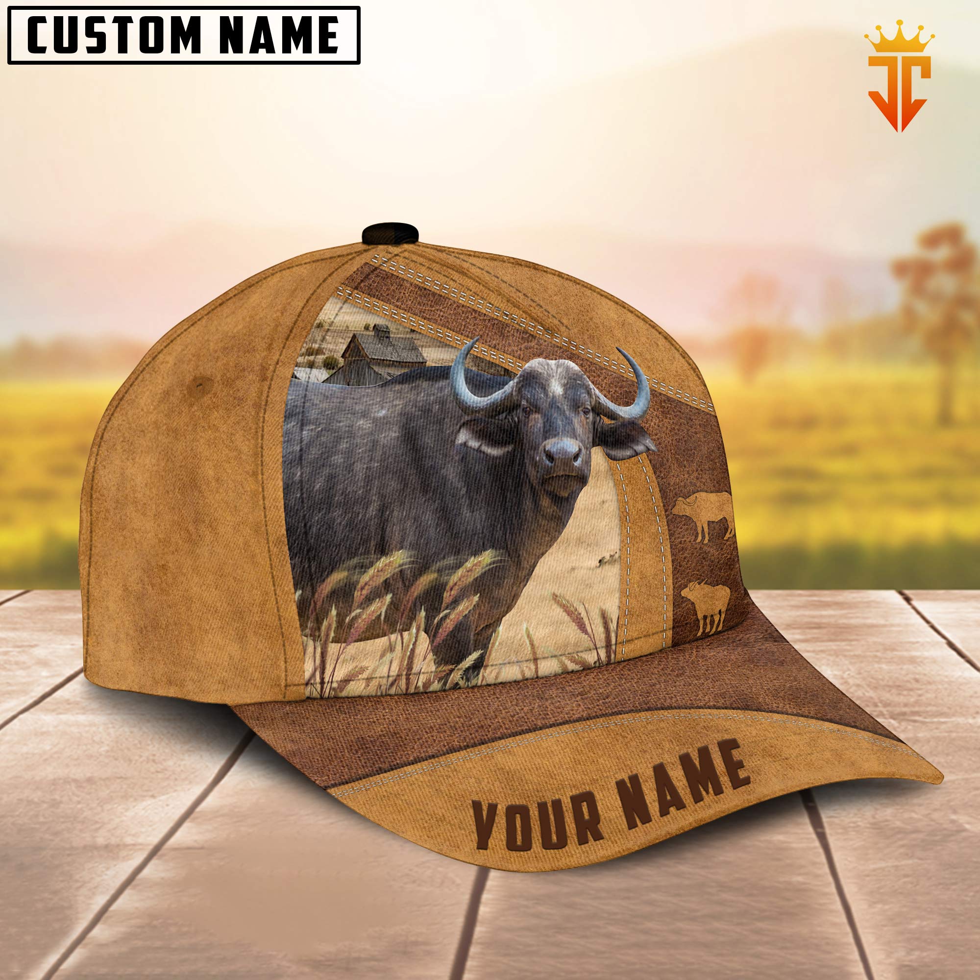 Farm Customized Name Water Buffalo Cap