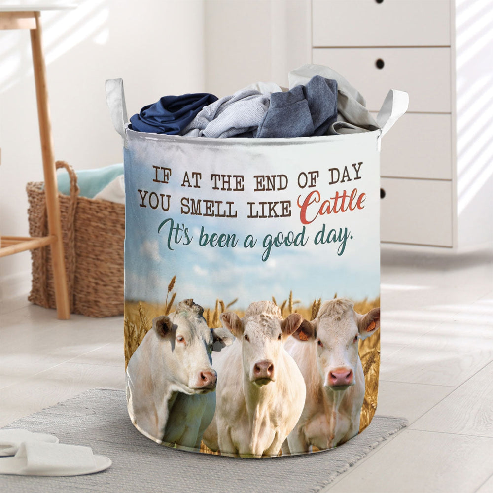 Charolais - It's Been A Good Day Laundry Basket