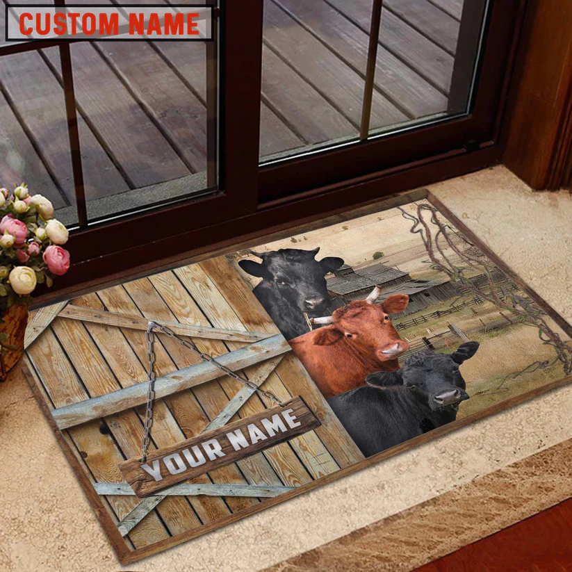Dexter Barn Custom Name Doormat
