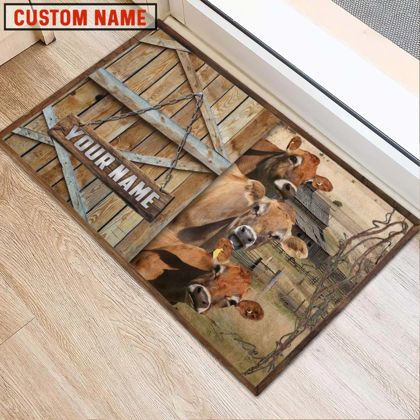 Jersey Barn Custom Name Doormat