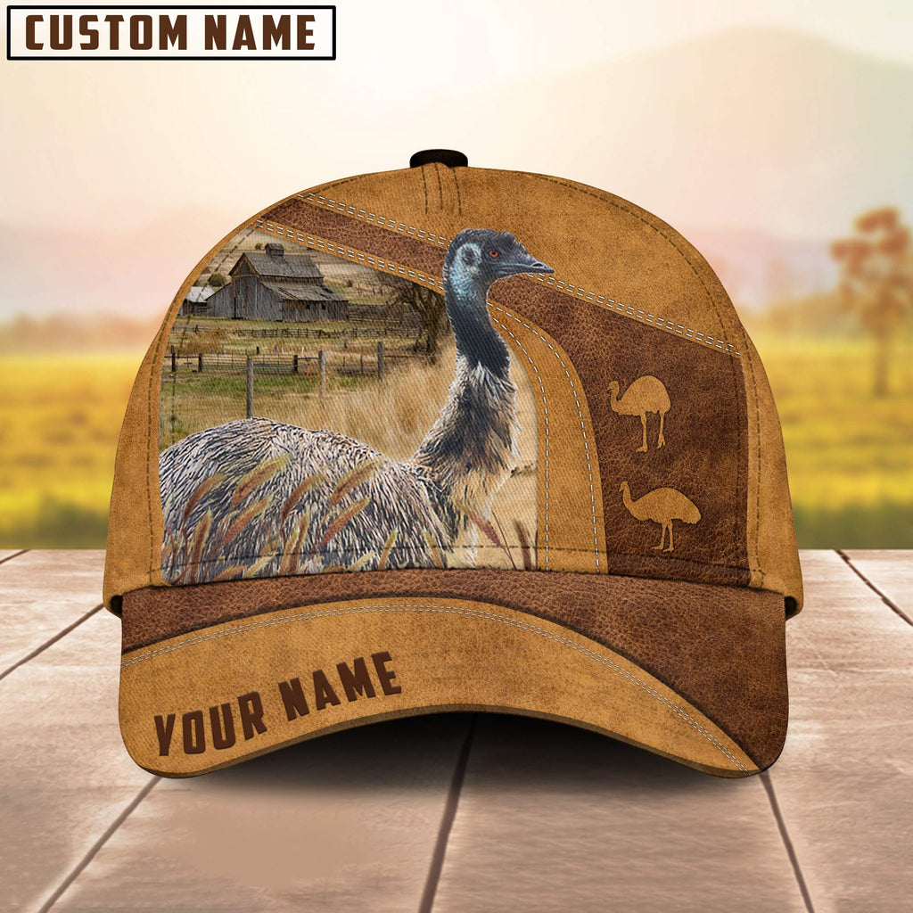 Personalized Name Emu Cap