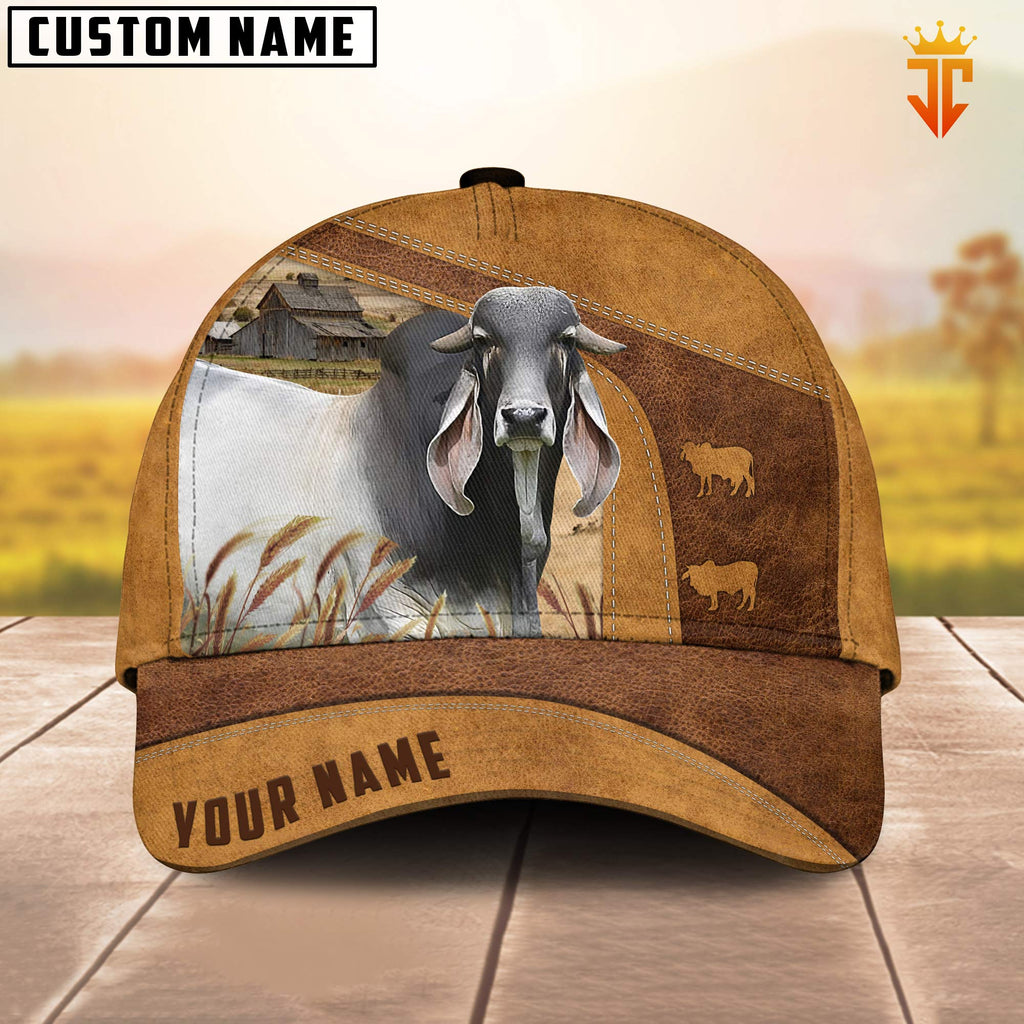 Custom Name Indu Brazil Cattle Cap