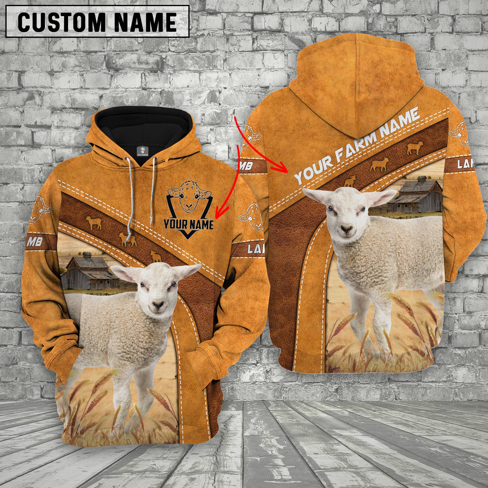 Farm Custom Name Lamp Hoodie