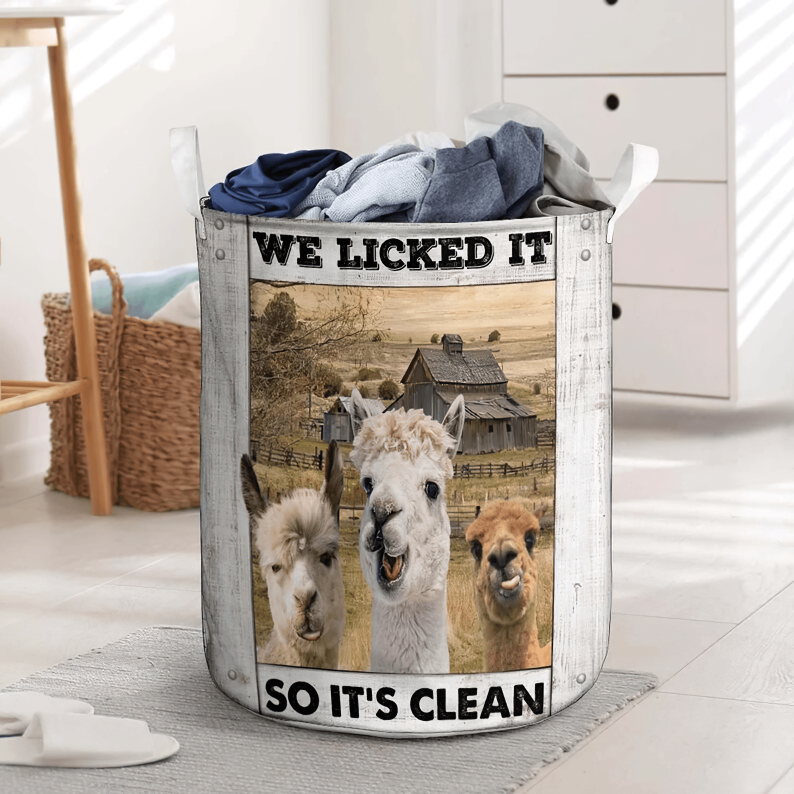 Llama Laundry Basket