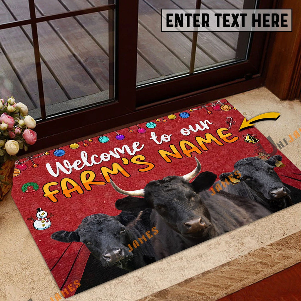 Dexter Christmas Custom Name Doormat